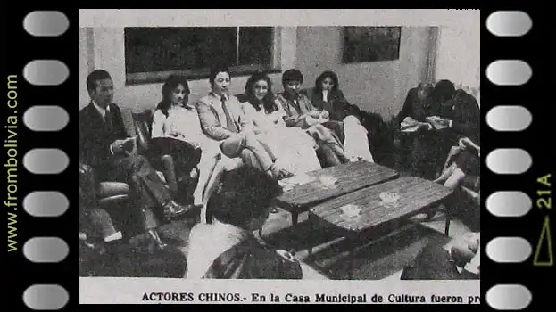 Actores chinos en La Paz Actores chinos en La Paz