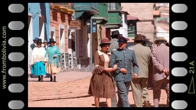 Feriado en Potosí, por filmación de película sobre Butch Cassidy Feriado en Potosí, por filmación de película sobre Butch Cassidy